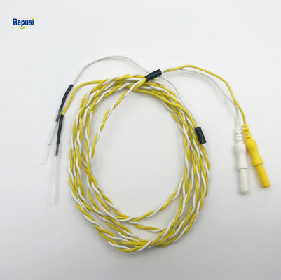 Χρωματισμένα μίας χρήσης EMG αποστειρωμένα Subdermal συστροφής ηλεκτρόδια βελόνων καλωδίων